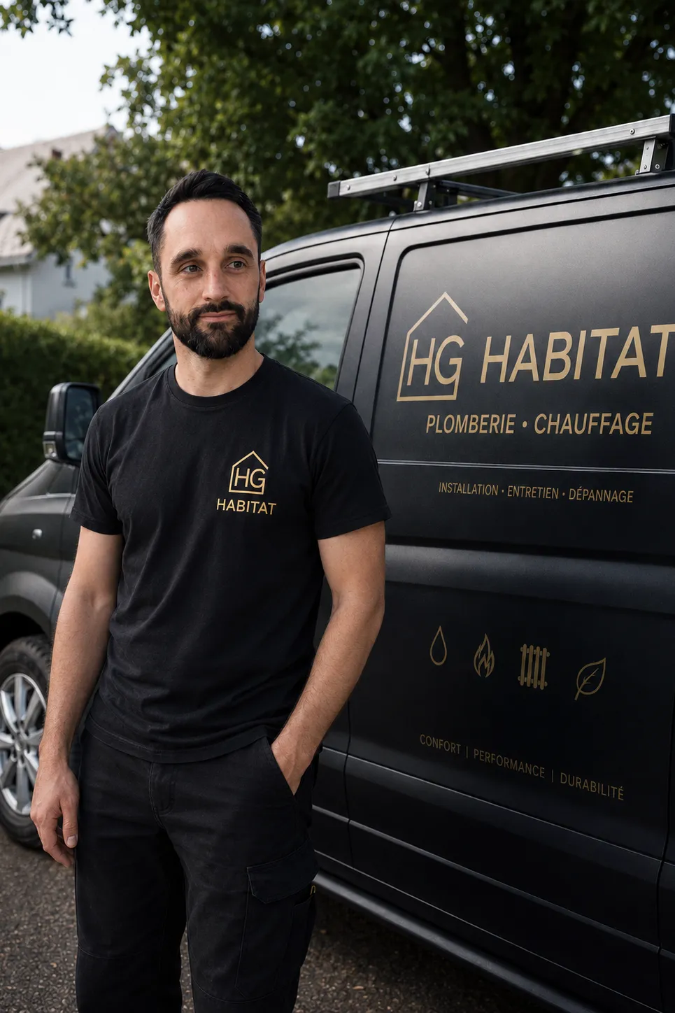 Porrait Hugo b HG Habitat Plombier Chauffagiste en Ariege